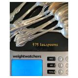 Alvin Sterling Silver Flatware Service for 12 ~ Pirouette, 2519g