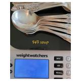 Wallace Sterling Silver Flatware Service for 20 ~ Rose Ppoint, 4341g