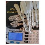 Wallace Sterling Silver Flatware Service for 20 ~ Rose Ppoint, 4341g