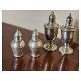 Sterling Silver Salt & Pepper Shaker Collection ~ Weighted