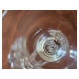 Gorham Gold Rim Wine Crystal Service for 13 ~ 9"