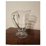 Graceful Tiffin Crystal Pitcher