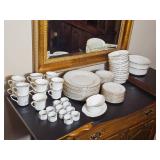 Noritake Fine China Dinnerware Service for 13 ~ Golden Cove