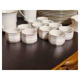 Noritake Fine China Dinnerware Service for 13 ~ Golden Cove