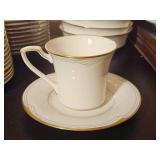 Noritake Fine China Dinnerware Service for 13 ~ Golden Cove