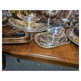 Massive Collection of Silverplate Serving Pieces