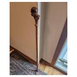 Antique Burlwood Knot Walking Stick Cane