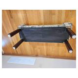 Grape Vine Upholstery Rolled Arm Entry Bench