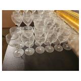 Olympia Platinum Brimmed Stemware Glasses