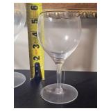 Olympia Platinum Brimmed Stemware Glasses