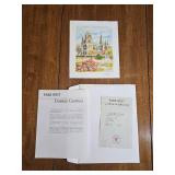 Singed Serio lithograph Notre Dame De Paris ? Daniele Cambier