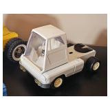Series of Tonka Yellow Gas Turbine Semi-Truck Cab, NO. 90 Livestock Van Cab & NO. 52030 Jeep Truck