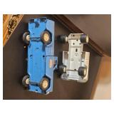 Series of Tonka Yellow Gas Turbine Semi-Truck Cab, NO. 90 Livestock Van Cab & NO. 52030 Jeep Truck
