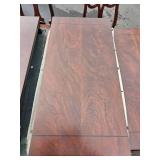 Stunning Century Furniture American Empire Dining Table Set (6 Chairs, 2 Leaves, Pads)
