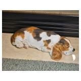 Plaster Mold Basset Hound Statue