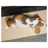 Plaster Mold Basset Hound Statue