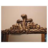 Beautiful Louis XV Guild Mirror with Prominent Guit Leaf Pediment