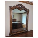 Louis XV French Provincial Dresser Mirror from Hickory White Furniture