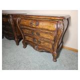 Louis XV French Provincial Nightstand pair from Hickory White Furniture