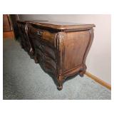 Louis XV French Provincial Nightstand pair from Hickory White Furniture