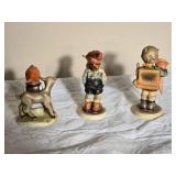 Hummel Style Porcelain Figurine Group - A