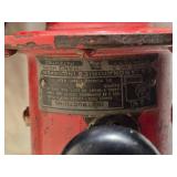 Antique Fireman Helmet with Siren Horn and Cap Group