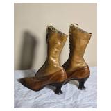 Stunning Antique Leather Women