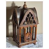 Magical Vintage Architectural Wood Birdcage