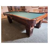 American Classics Custom Built Billiard Table with Accessories