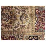 Large Persian Style Patchwork Area Rug Multi Medallion Design