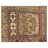 Large Persian Style Patchwork Area Rug Multi Medallion Design