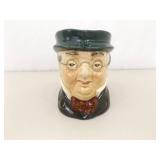 2 Royal Doulton 4" and 3.5" Toby Mugs