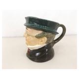 2 Royal Doulton 4" and 3.5" Toby Mugs
