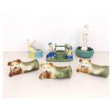 Lot of 5 Vintage Shawnee etc. Planters