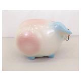 2 RARE 1957 Hull Pottery Corky Pig Banks