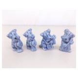 Lot of Vintage Miniature Porcelain Dog Figurines