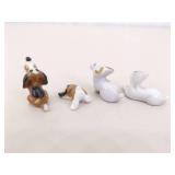 Lot of Vintage Miniature Porcelain Dog Figurines