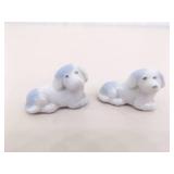Lot of Vintage Miniature Porcelain Dog Figurines
