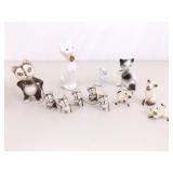 Lot of Vintage Miniature Porcelain Cat Figurines