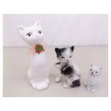 Lot of Vintage Miniature Porcelain Cat Figurines