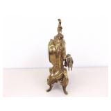 Vintage WORKING Victorian French Gilt Mantle Clock