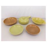 6 Piece Russel Wright Iroquois Serving Plates and Pots