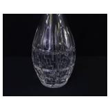 Liquor and Wine Bottle Pourers and Crystal Wine Decanter on an Anheuser-Busch Tray