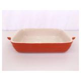 Lot of Le Creuset, Drescoware, and Dru Holland Enamel, Cast Iron, and Stoneware