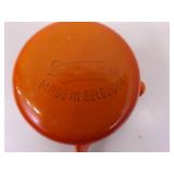 Lot of Le Creuset, Drescoware, and Dru Holland Enamel, Cast Iron, and Stoneware