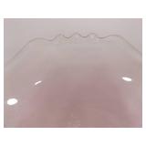 Lot of 4 Pink Depression Glass Serving Caddy
