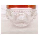 Lot of 9 Kings Crown Tumblers and Punch Glasses