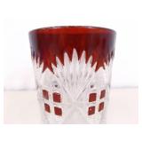 Lot of 6 Westmoreland and Bohemian Glass Tumblers and Bowl