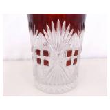 Lot of 6 Westmoreland and Bohemian Glass Tumblers and Bowl