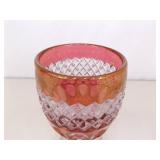 Lot of 6 Westmoreland and Bohemian Glass Tumblers and Bowl